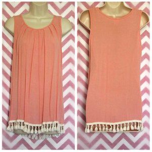 Sun & Moon Peach Tunic Size L